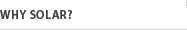 Why Solar?